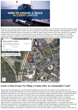 Auto Mishap Lawyers & Auto Mishap Attorneys Morgan & Morgan