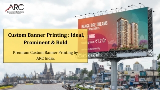 Custom Banner Printing for Powerful Branding | ARC India