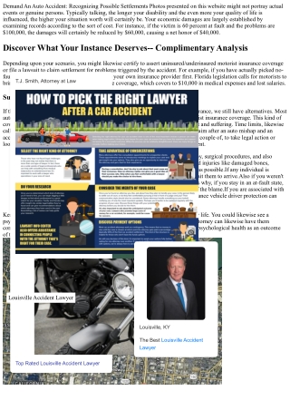 What Is The Optimum You Can Sue For A Vehicle Crash? Attorneys Blog