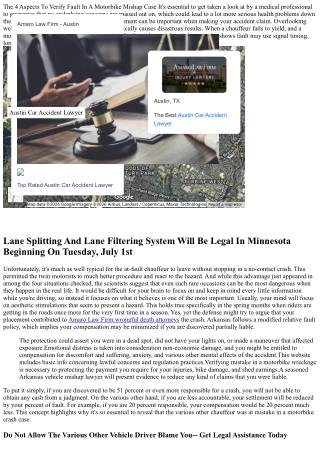 Why Do Motorists Commonly Stop Working To See Motorcyclists When Driving?