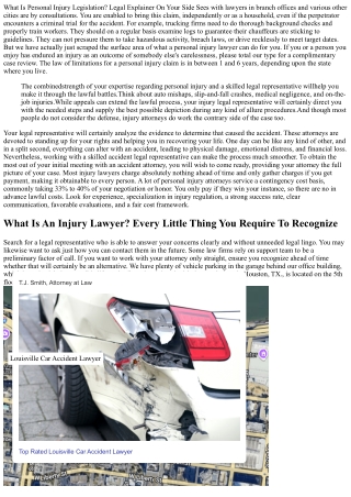 How To Get Ready For The Very First Conference With An Injury Lawyer 3 26 2025