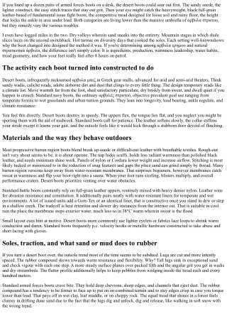 If You Only Buy One Pair, Choose for the Worst Day