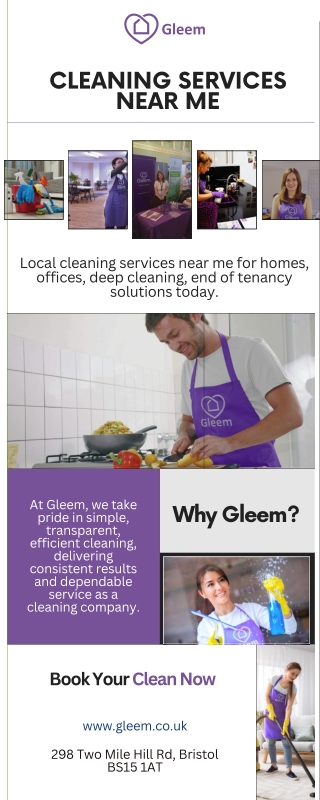 Cleaning Services Near Me | Gleem Cleaning