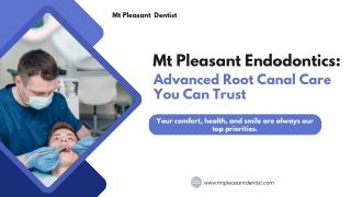 Mt Pleasant Endodontics Advanced Root Canal Care You Can Trust