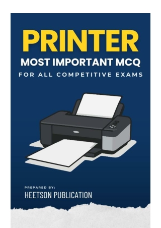 Printer MCQ