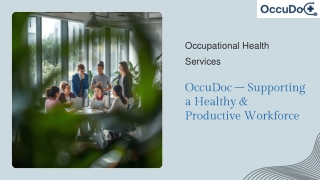 Occupational Health Services-OccuDoc
