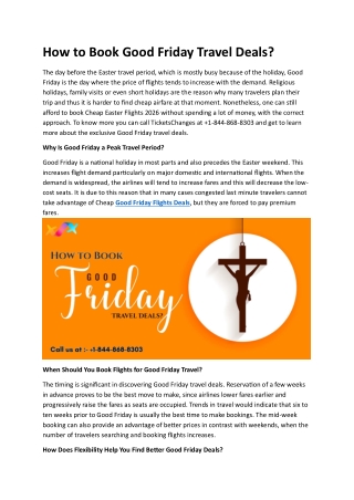 1-844-868-8303 Are there usually sales on Good Friday?