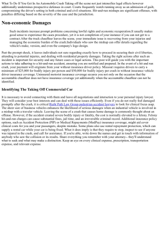 What To Do If A Truck Vehicle Driver Leaves The Scene Of A Mishap