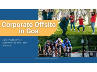 Corporate Offsite Tour with Conference Venues in Goa