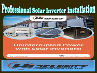 Professional Solar Inverter Installation
