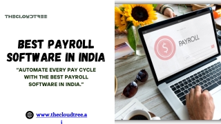 Best Payroll Software in India