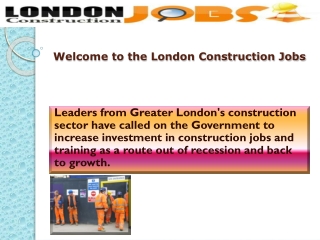 Construction Agency In London