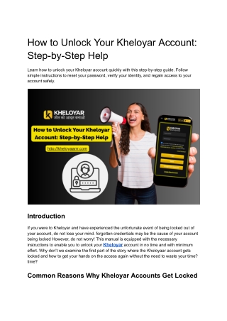How to Unlock Your Kheloyar Account_ Step-by-Step Help