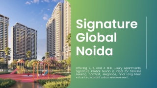 Signature Global Noida Ebrochure