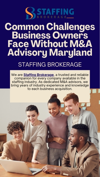 Why Do Maryland Business Owners Struggle Without M&A Advisory Services?