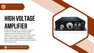 High voltage amplifier (8)