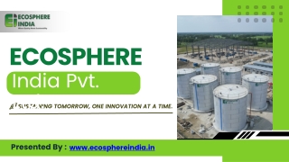 Zinc Aluminium Water Tank Manufacturers  Ecosphere India Pvt. Ltd.