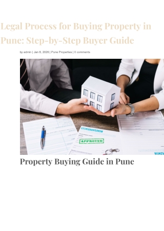 Buy property in Pune
