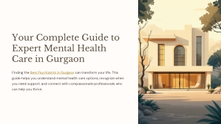 Best Psychiatrist in Gurgaon for Safe & Effective Therapy