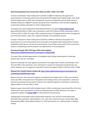 Metal Roofing Market Growth 2026-2030: Drivers, Challenges, and Opportunities