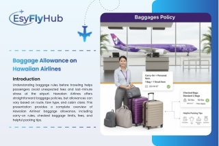 EsyflyhubBaggage Allowance on Hawaiian Airlines Size, Weight & Fees