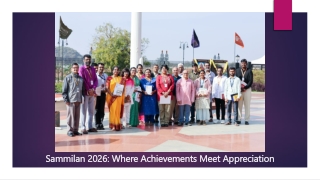 Sammilan 2026 Where Achievements Meet Appreciation chanakyauniversity.edu.in