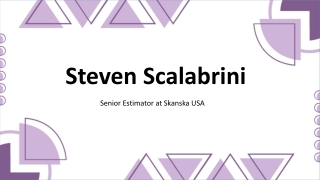 Steven Scalabrini - A Estimate-to-Execution Advisor - Oakland, NJ