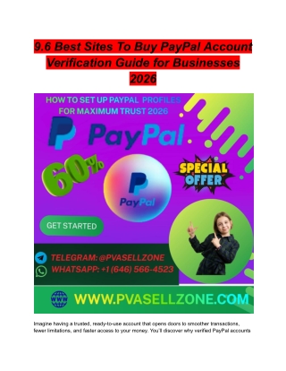 9.6 Best Sites To Buy PayPal Account Verification Guide for Businesses 2026