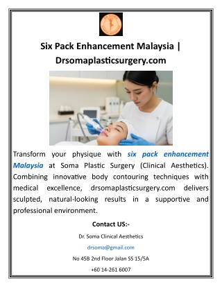 Six Pack Enhancement Malaysia Drsomaplasticsurgery