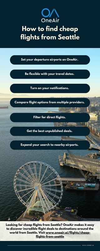 How to find cheap flights from Seattle