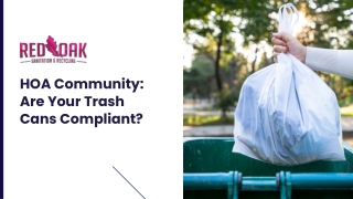 HOA Trash Can Compliance Rules Communities Should Know