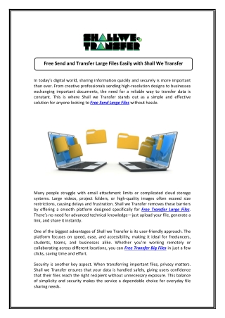 Free Transfer Large Files Securely with Instant Uploads