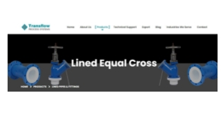 PVDF Lined Equal Cross Fittings for Safe Pipelines