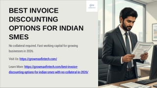 Best Invoice Discounting Options for Indian SMEs with No Collateral in 2026