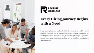 Every Hiring Journey Begins with a Smarter Recruitment Approach
