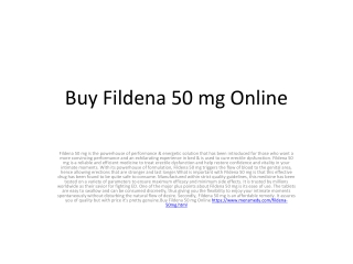Buy Fildena 50 mg Online