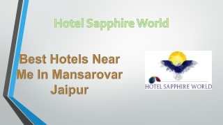 Best hotels near me in Mansarovar Jaipur (1)