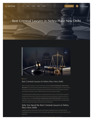 Trusted Law Firm in New Delhi for Cyber Crime & Criminal Matters