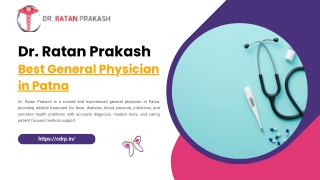 Best General Physician in Patna Dr. Ratan Prakash