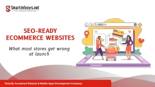 SEO-Ready eCommerce Websites: What Most Stores Get Wrong at Launch.