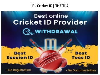 IPL Cricket ID| THE TIIS
