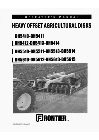 John Deere Frontier DH5410 DH5411 DH5412 DH5413 DH5414 DH5510 DH5511 DH5513 DH5514 DH5610 DH5612 DH5613 DH5615 Heavy Off