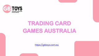 Trading Card Games Australia - gbtoys.com.au