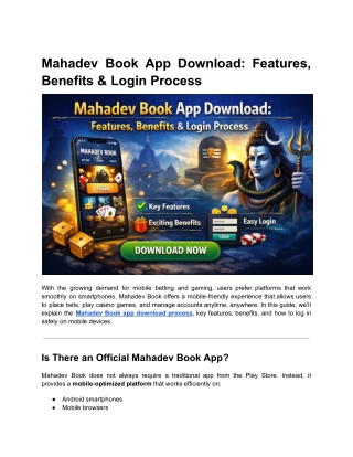 Is Mahadev Book Legal in India? Complete State-Wise Explanation
