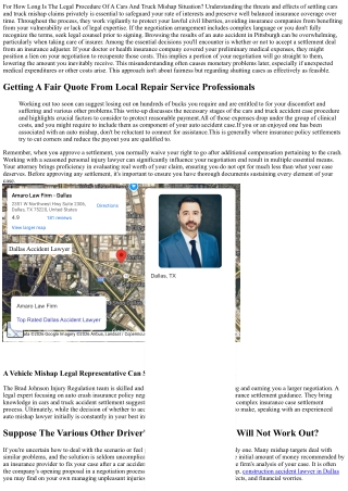 How To Negotiate With The Insurance Provider After A Car Accident