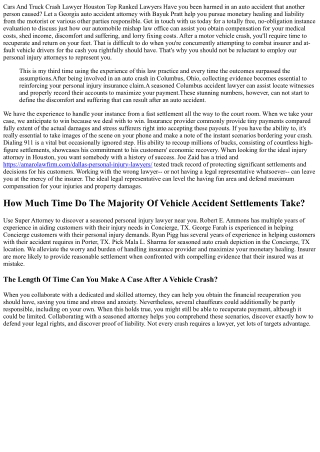 Best Porter, Tx Accident Attorneys Very Lawyers