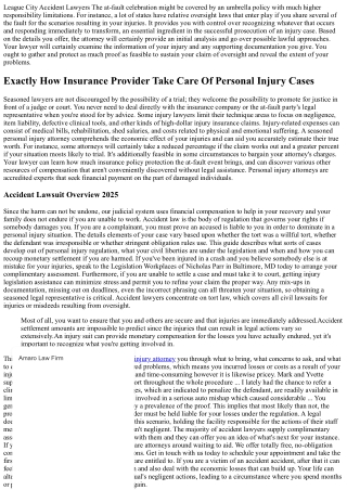 The Function Of A Personal Injury Attorney: Exactly How Legal Aid Can Maximize Y