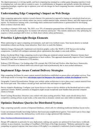 Next-Gen Web Architecture with Edge Computing
