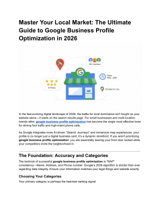 Master Your Local Market_ The Ultimate Guide to Google Business Profile Optimization in 2026