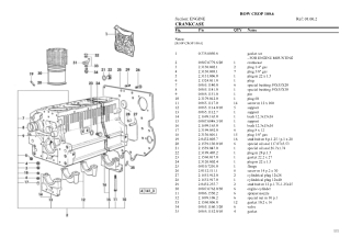 SAME row crop 100.6 Tractor Parts Catalogue Manual Instant Download